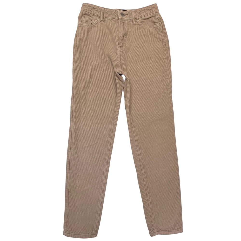 BDG Urban Outfitters Mom High Rise Tan Khaki Corduroy Soft Grunge Pants Size 26